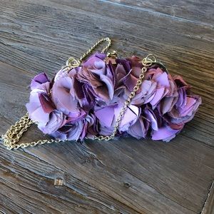 J. Crew Flower Petal Cocktail Purse, Purple/Pink